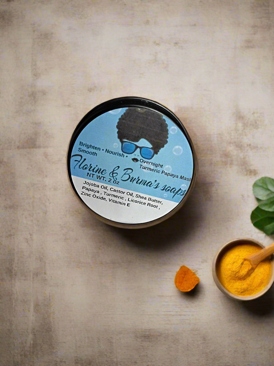 Overnight Tumeric papaya mask