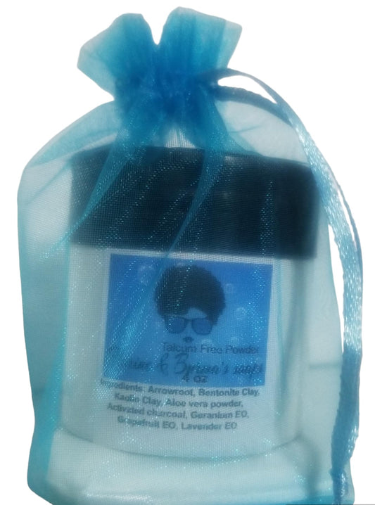 Natural Talcum Free  Body odor Powder